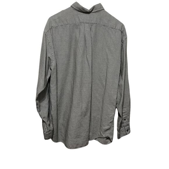 Polo Golf Mens Benford Shirt XL Houndstooth Button Front Preppy Office Travel - Picture 3 of 5